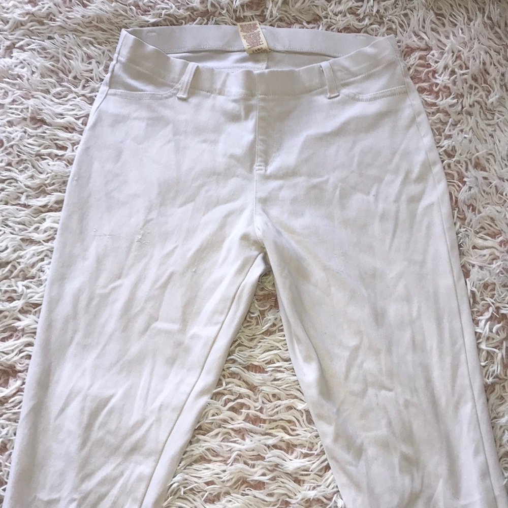 white jeans